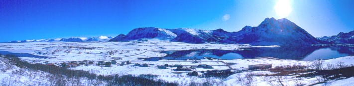 Looking east